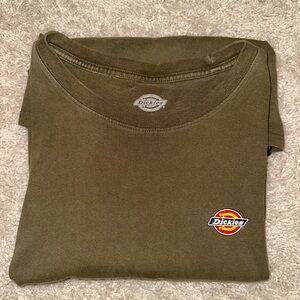 Dickies Men's Olive Long Sleeve Tee